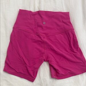 Fuchsia lululemon Align™ High-Rise Short 6"